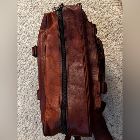 Buffalo Jackson Trading Co. Everett Pilot Leather Briefcase - Picture 3 of 13